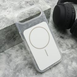 Futrola AMBER SHINE MagSafe za iPhone 17 Air bela (MS).
