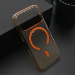 Futrola AMBER providna MagSafe za iPhone 17 Pro narandzasta (MS).