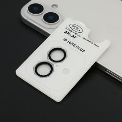 Folija za zastitu kamere OCTAGON za iPhone 16 (6.1)/16 Plus (6.7) srebrna (MS).