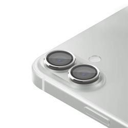 Folija za zastitu kamere RING za iPhone 16 (6.1)/16 Plus (6.7) srebrna (MS).