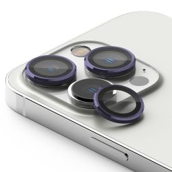 Folija za zastitu kamere RING za iPhone 15 Pro (6.1)/iPhone 15 Pro Max (6.7) ljubicasta (MS).