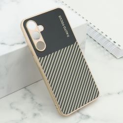 Futrola CARBON LINES za Samsung A556 Galaxy A55 5G zlatna (MS).