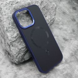 Futrola CARBON MagSafe za iPhone 16 Pro Max (6.9) plava (big camera) (MS).