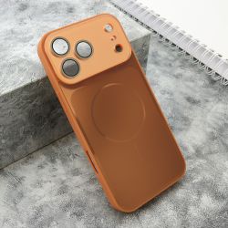 Futrola COLOR METAL MagSafe II za iPhone 17 Pro Max (6.9) narandzasta (MS).