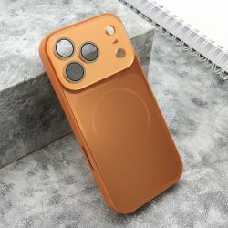 Futrola COLOR METAL MagSafe II za iPhone 17 Pro narandzasta (MS).