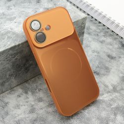 Futrola COLOR METAL MagSafe II za iPhone 17 narandzasta (MS).
