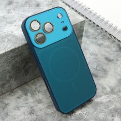 Futrola COLOR METAL MagSafe II za iPhone 17 Pro plava (MS).