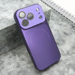 Futrola COLOR METAL MagSafe II za iPhone 17 Pro ljubicasta (MS).