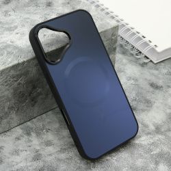 Futrola COLOR METAL MagSafe za iPhone 16 (6.1) crna (MS).