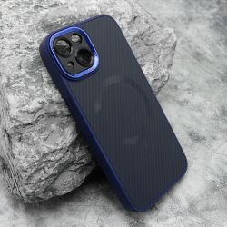 Futrola CARBON MagSafe za iPhone 13 (6.1) plava (small camera) (MS).