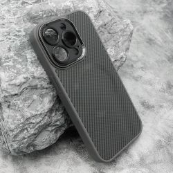 Futrola CARBON MagSafe za iPhone 15 Pro (6.1) siva (small camera) (MS).