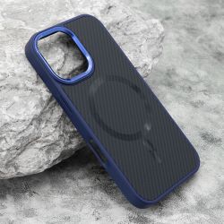 Futrola CARBON MagSafe za iphone 16 (6.1) plava (big camera) (MS).