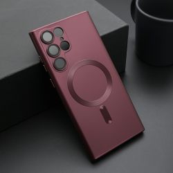 Futrola ELEGANT MAGSAFE za Samsung Galaxy S22 Ultra 5G crvena (MS).