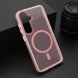 Futrola CRYSTAL MagSafe za Samsung S931 Galaxy S25 5G roze (MS).