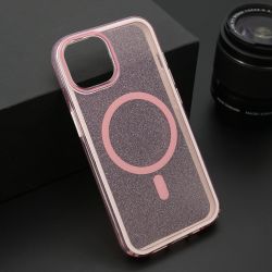 Futrola CRYSTAL MagSafe za iPhone 13 (6.1) roze (MS).