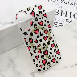 Futrola LEOPARD MagSafe za iPhone 17 roze (MS).