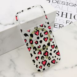 Futrola LEOPARD MagSafe za iPhone 17 Pro roze (MS).