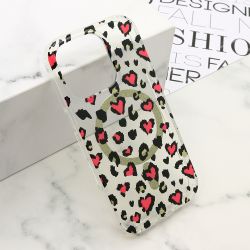 Futrola LEOPARD MagSafe za iPhone 16 Pro (6.3) roze (MS).