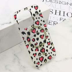 Futrola LEOPARD MagSafe za iPhone 15 Pro (6.1) roze (MS).