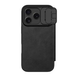 Futrola NILLKIN QIN Pro za iPhone 17 Pro crna (MS).