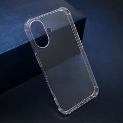Silikonska futrola CRASHPROOF za iPhone 16 (6.1) providna (MS).
