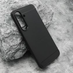 Silikonska futrola BRUSHED za Samsung S731B Galaxy S25 FE crna (MS).