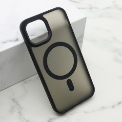 Futrola SILKY MAGSAFE II za Iphone 12/12 Pro (6.1) crna (MS).