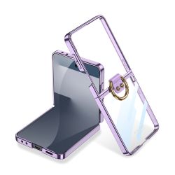 Futrola RING LINES za Samsung F751B Galaxy Z Flip 7 5G ljubicasta (GKK case) (MS).