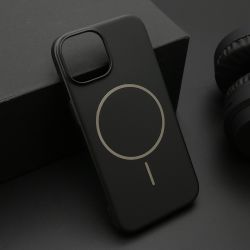 Futrola PURE mat MagSafe za iPhone 15 crna (MS).