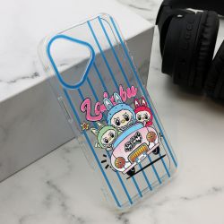 Futrola print PARTY za iPhone 16 (6.1) plava LBB004 (MS).