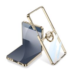 Futrola RING LINES za Samsung F751B Galaxy Z Flip 7 5G zlatna (GKK case) (MS).