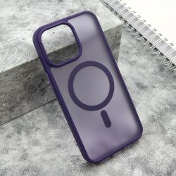 Futrola SILKY MAGSAFE mat za iPhone 15 Pro Max (6.7) ljubicasta (MS).