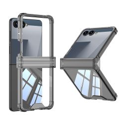 Futrola Transparent COLOR LINE za Samsung F751B Galaxy Z Flip 7 5G crna (GKK case) (MS).