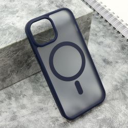 Futrola SILKY MAGSAFE mat za iPhone 15 plava (MS).
