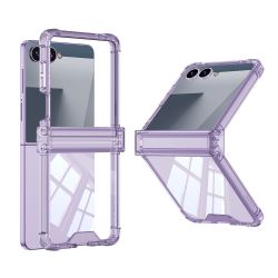 Futrola Transparent COLOR LINE za Samsung F751B Galaxy Z Flip 7 5G ljubicasta (GKK case) (MS).