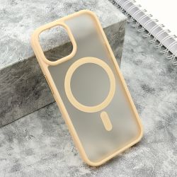 Futrola SILKY MAGSAFE mat za iPhone 15 roze (MS).