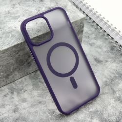 Futrola SILKY MAGSAFE mat za iPhone 14 Pro Max (6.7) ljubicasta (MS).