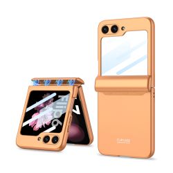 Futrola SMOOTH LINE za Samsung F741B/F761B Galaxy Z Flip 6 5G/Z Flip 7 FE 5G narandzasta (GKK case) (MS).