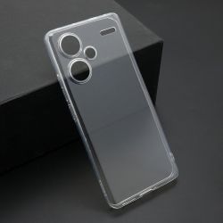 Futrola ultra tanki PROTECT silikon za Xiaomi Redmi Note 13 Pro Plus 5G providna (bela) (MS).