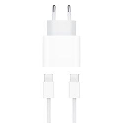Kucni punjac za Iphone 15/16 PD Fast charger 35W Type C na Type C beli HQ (MS).