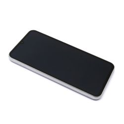 LCD Displej / ekran za Samsung Galaxy A34 5G 5G + touchscreen + frame silver Full ORG (GH82-31200B/31201B) (MS).