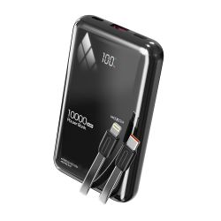 Power Bank baterija Moxom MX-PB153 super fast PD20W QC18W SCP22.5W 10000mAh 3A crni (MS).