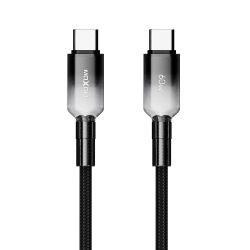 USB data kabl MOXOM MX-CB309 PD 60W Fast Type-C na Type-C crni (MS).