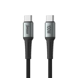 USB data kabl Superior SU-K110 pleteni Fast 100W 5A Type-C na Type-C 2m sivi (MS).