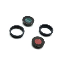 Staklo kamere za Iphone 14 black ORG + frame (MS).