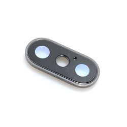 Staklo kamere za Iphone XS Max Black ORG (MS).