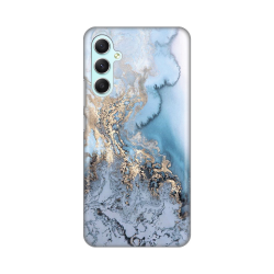 Silikonska futrola print za Samsung Galaxy A34 5G 5G Blue Gold Marble.