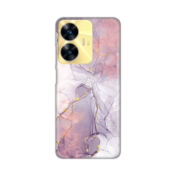 Silikonska futrola print za Realme C55 Pink Marble.