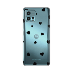 Silikonska futrola print Skin za Motorola Moto G72 Hearts.