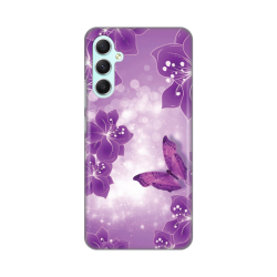 Silikonska futrola print za Samsung Galaxy A34 5G 5G Butterfly And Flowers.